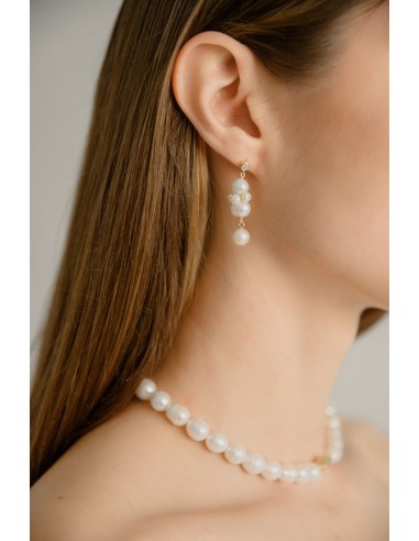 Tourterelle - Boucles d'oreilles mariage moderne meilleur choix