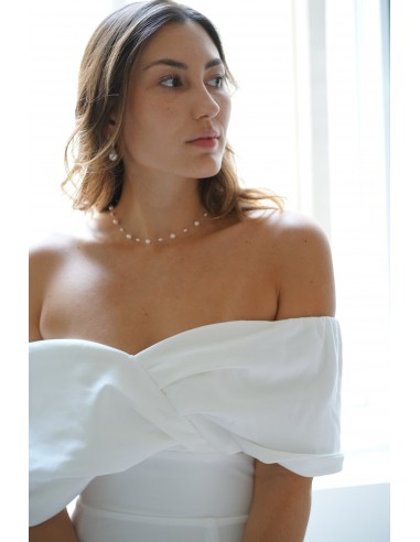 Niege - Minimalist pearl necklace online