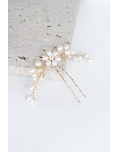 Némésie - Natural pearl hair-pin Jusqu'à 80% De Réduction