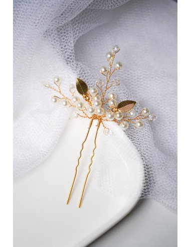 Flore - Pearl hair stick brillant des détails fins