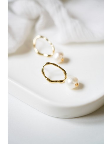 Abstraite - Natural pearl earrings chez Cornerstreet bien 