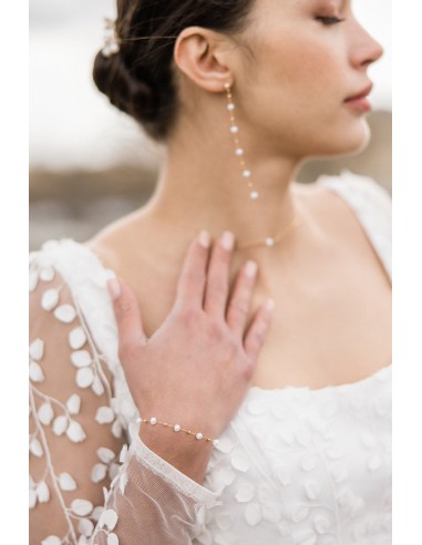 Pensées - Long Bridal Earrings Le MVP de beaucoup